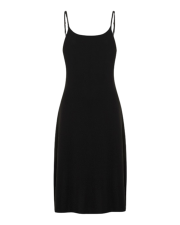 Gemsli FK311 41" Black Luxury Adjustable Straps Seamless Slip Myselflingerie.com